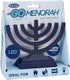 Rite Lite Go Electric LED Chanukah Menorah, 9x2x7, Blue - Bright Hanukkah Electric Menorah