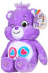 Care Bears Share Bear Bean Plush, 9 inches , Purple