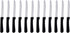 (Set of 12) 5-Inch Blade Steak Knives, Stainless Steel Rounded Serrated Blade Steak Knives with Plastic Handles for Restaurants