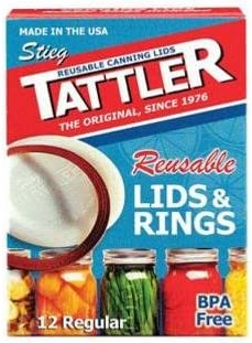 Tattler Canning Lids 4 Oz Regular Mouth Boxed