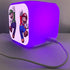ASLNSONG Super Mario Bros Color Change Digital Alarm Clock 7 Colors Change Digital Alarm Clock with Time, Temperature, Alarm, Date (A)