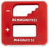 Katzco Precision Demagnetizer-Magnetizer - Pack of 3 Colors - Black, Red, Blue - for Screwdrivers, Small Tools, Small, Big Screws, Drills, Drill Bits, Sockets, Nuts, Bolts, Nails, Construction Tools