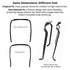Zazzy Bandz - Curly Thick Hair Headband - Hair Blending (Two-Pack: Original Fit + Slim Relaxed Fit, Black)