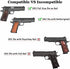 1911 Full Size Holster 5 inch, OWB Holsters for Colt 1911 / Elite Force 1911 / Kimber 1911 / Rock Island Armory 1911 / Springfield 1911 - Index Finger Released | Adjustable Cant | Autolock -Right Hand