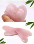 DEAYOKA Rose Quartz Gua Sha Tool - Asian Beauty Secret, for Facial Microcirculation/Removes Toxins/Prevents Wrinkles/Boost Radiance of Complexion - 100% Authentic & Genuine Rose Quartz
