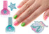 Townley Girl Mermaid Vibes Makeup Set with 8 Pieces, Including Lip Gloss, Nail Polish, Body Shimmer and More in Mermaid Bag, Ages 3+ for Parties, Sleepovers and Makeovers
