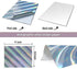 Rainbow Printable Vinyl Sticker Paper 10 Sheets Holographic Waterproof Decal Paper,Self-Adhesive Labels Crafts,Dries Quickly Tear Resistant-for Any Epson HP Canon Sawgrass Inkjet Printer