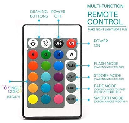 SERKYHOME 3D Illusion Night Lights for Kids with Remote Control 7 Colors Led Table Lamp (Marvel Heroes)