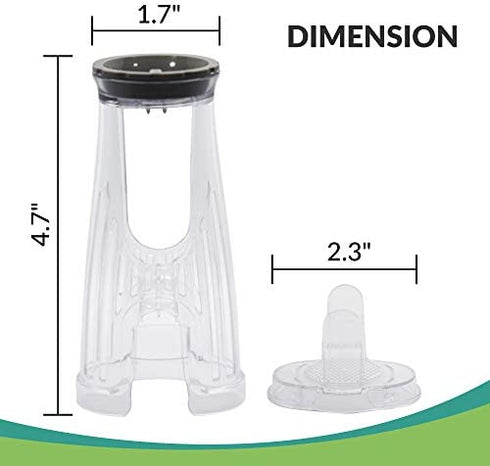 PUREHQ Keurig Starter Kit Replacement for Keurig 2.0 K200, K250, K35, K-Duo and K-Compact Coffee Makers Includes Filter Holder and 3 Pack of Keurig Compatible Water Filters