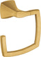 Moen YB5186BG Voss Collection Bathroom Towel Ring, Brushed Gold