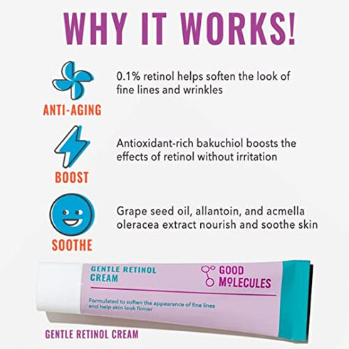 Good Molecules Gentle Retinol Cream 1oz