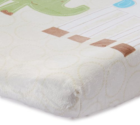 Summer Infant Ultra Plush Character Changing Pad Cover, Safari Stack