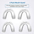 Kids Mouth Guard for Grinding Teeth, Pack of 4 Night sleep Teeth Guards, Eliminates TMJ & Teeth Clenching, Stops Bruxism, Teeth Whitening Tray , Sport Athletic Mouth Guard (kid Size only fit for kids)