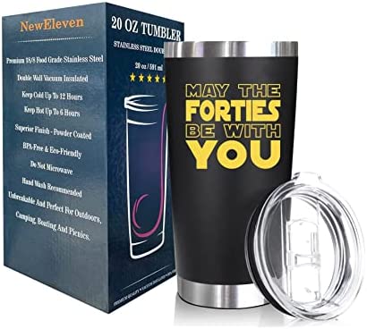 40th Birthday Gifts For Men Women - 1983 40th Birthday Decorations For Men Women - Gifts For Women Turning 40 - 40 Year Old Birthday Gifts For Men, Women, Dad, Mom, Husband, Wife - 20 Oz Tumbler