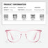 LeonDesigns Anti Fog Safety Glasses Blue Light UV Blocking Goggles for women men (Square R1)