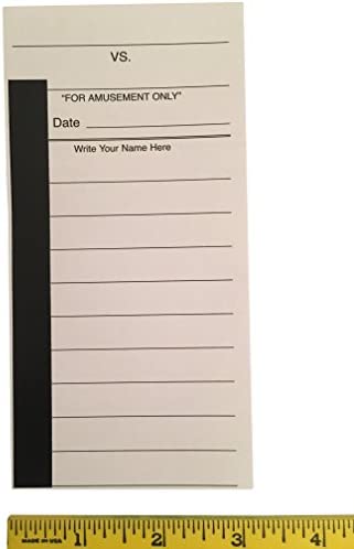 CCP Sporting Games 10 Line Football Sports Strip Cards. Full Size. Pool Cards Pack of 50. Baseball, NASCAR, Boxing, Soccer, Football Strip Cards. Includes Bonus # & Instructions.