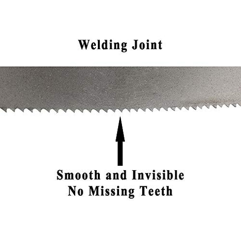 Imachinist S621214 62-inch X 1/2-inch X 14 TPI Bi-Metal Band Saw Blades for Soft Ferrous Metal