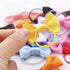 30 PCS Baby Tiny Hair Bows with Elastic Loop Ponytail Ties Pony Tail Holder Accessories for Infants Toddlers Girls Kids