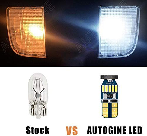 AUTOGINE 6 Piece CANBUS LED Interior Light Kit for Jeep Wrangler JK 4-Door 2007 2008 2009 2010 2011 2012 2013 2014 2015 2016 2017 Super Bright 6000K White Interior LED Bulbs Package + Install Tool