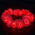 FULLBELL Fairy String Lights Red Rose Flower Lights 20 LED Battery Operated Indoor String Lights Romantic Gift for Date Wedding Valentine's Day Dreamlike Party Bedroom Girl Girlfriend Women (Red)