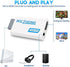 3 in 1 Accessories Bundle Kits for Wii, AC Power Supply Adapter + Wii to hdmi Converter and Wired Infrared Ray Sensor Bar Compatible with Nintendo Wii