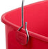 Small Red Sanitizing Bucket - 3 Quart Cleaning Pail - Set of 3 Square Containers