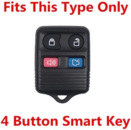 Rpkey Silicone Keyless Entry Remote Control Key Fob Cover Case protector Replacement Fit For Ford Mustang Edge Escape Expedition Explorer Focus Escort Lincoln Mercury CWTWB1U331 GQ43VT11T