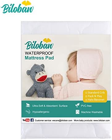 Bassinet Mattress Cover Compatible with Halo Bassinest Swivel Sleeper Bassinet Mattress Only, Waterproof and Soft