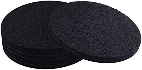 KUUQA 8 Pieces Compost Bin Filters for Kitchen Compost Pail Replacement Charcoal Filters, 7.25 inches Round