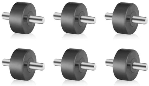 QINAN Vacuum Cleaner Parts Replacement Wheels for Shark Navigator Lift Away NV350, NV351, NV352, NV355, NV356e, NV500, NV501, NV502 NV42 NV22 NV31 NV70 More ?3 Pairs?