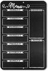Honey Dew Gifts Chalkboard Style Menu Board 12 inch by 18 inch Tin Sign Durable and Easy Hanging on Wall