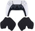 eXtremeRate PlayVital Anti-Skid Sweat-Absorbent Controller Grip for ps5 Controller, Professional Textured Soft Rubber Pads Handle Grips for ps5 Controller