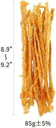 Afreschi Turkey Tendon Dog Treats for Signature Series, All Natural Human Grade Dog Chew, Ingredient Sourced from USA, Hypoallergenic, Easy to Digest, Rawhide Alternative, 1 Unit/Pack Strip (Large)