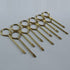 Interior Door Key for Bedroom Door, Bathroom Emergency Key for Interior Privacy Door Lock Compatible -12 Pack