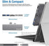 Surface Pro 7 USB C Hub, HOGORE 6-in-2 Surface Pro Adapter Dock with 4K HDMI, USB C PD charging, 2USB3.0,SD/MicroSD Card Reader, for Microsoft Surface Pro 7 Accessories, MS Surface Pro Docking Station