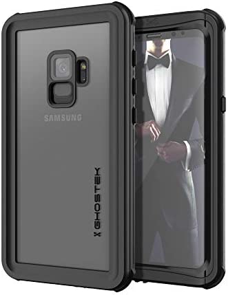 Ghostek Nautical Galaxy S9 Waterproof Case with Screen Protector Extreme Heavy Duty Protection Slim Rugged Shockproof Full Body Underwater Watertight Seal Cover for 2018 Galaxy S9 (5.8 Inch) - (Black)