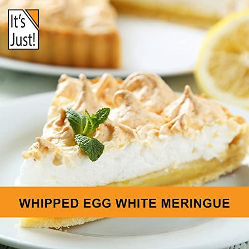 It's Just! - Egg White Protein Powder, Dried Egg Whites Protein, Meringue Ingredient, Non-GMO, USA Farms, Unflavored (8oz)
