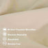 uxcell Body Pillow Case, Microfiber Pillowcases Weave for 90 GSM Ployester, Soft Full Replacement Covers for Body Pillows Body(20"x48") Khaki