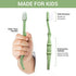 ANPEI ROARex Vegan Eco Friendly Natural Dinosaurs Inspired Kids Toothbrush Made from Plants | 100% Biodegradable and Compostable | 1% for The Planet Product…