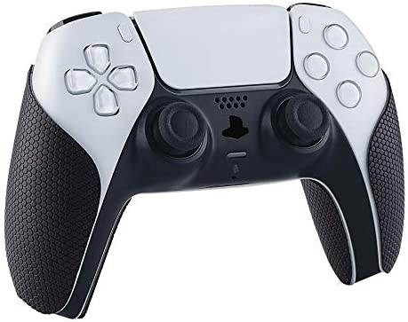 eXtremeRate PlayVital Anti-Skid Sweat-Absorbent Controller Grip for ps5 Controller, Professional Textured Soft Rubber Pads Handle Grips for ps5 Controller