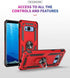 Military Grade Drop Impact for Samsung Galaxy S8 Case 5.8 inch 360 Metal Rotating Ring Kickstand Holder Built-in Magnetic Car Mount Armor Shockproof Case for Samsung Galaxy S8 Protection (Rose Gold)