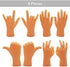 AQKILO Tiny Hands Miniature Finger Puppets with Left & Right Hand, Party Favors, Educational, TIK Tok Toys, 8 Pieces (4 Mixed Style )