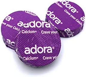 Adora Calcium Supplement Disk, Dark Chocolate, 30 Count - 500 mg