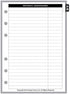 Reason Status Change Date Issue Description A6 Size Name & Address Insert, for 6-ring Binders with Pages 4.1" x 5.8" (105mm x 148mm). Center holes spaced 1.5” (38mm). THIS IS EUROPEAN A6 SIZE