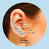 STUDEX Crystal Daisy Stud Earrings | Hypoallergenic and Nickel Free for Sensitive Ears | Surgical Stainless Steel Posts | Earrings for Women and Men-PR-6004W-S