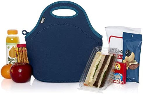 BUILT Gourmet Getaway Neoprene Lunch Tote, One Size, Celestial Blue