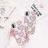 J.west iPhone XR Case 6.1-inch Luxury Cute Pink Heart Design Sparkle Translucent Pearly-Lustre Love Pattern Print Flexible Slim Soft Silicone Rubber Protective Phone Case Cover for Girls Women