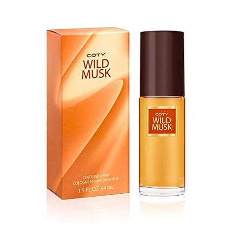 Coty Wild Musk Cologne Spray 1.5 Ounce Women's Fragrance in a Musky Floral Scent Great Gift for Cologne or Perfume Lovers