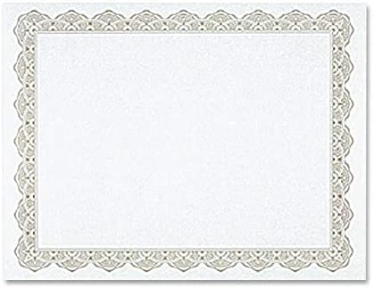 Geographics Optima Gold Blank Award Certificate Paper with Gold Foil Seals, 8.5 x 11", Seal 1.75" (Pack of 25)