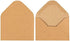 Juvale 100-Count Gift Card Envelopes Brown Kraft Mini Small Envelope for Business Cards Small Note Cards 4.1 x 2.75 Inches